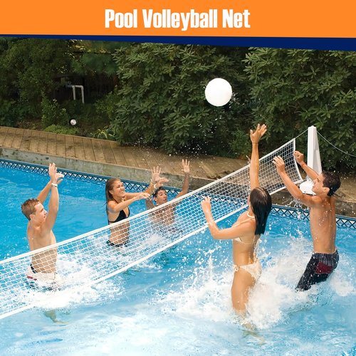 32x3ft Heavy Duty Volleyball Net for Backyard, Pool Volleyball Net Replacement Outdoor-with Storage Bag