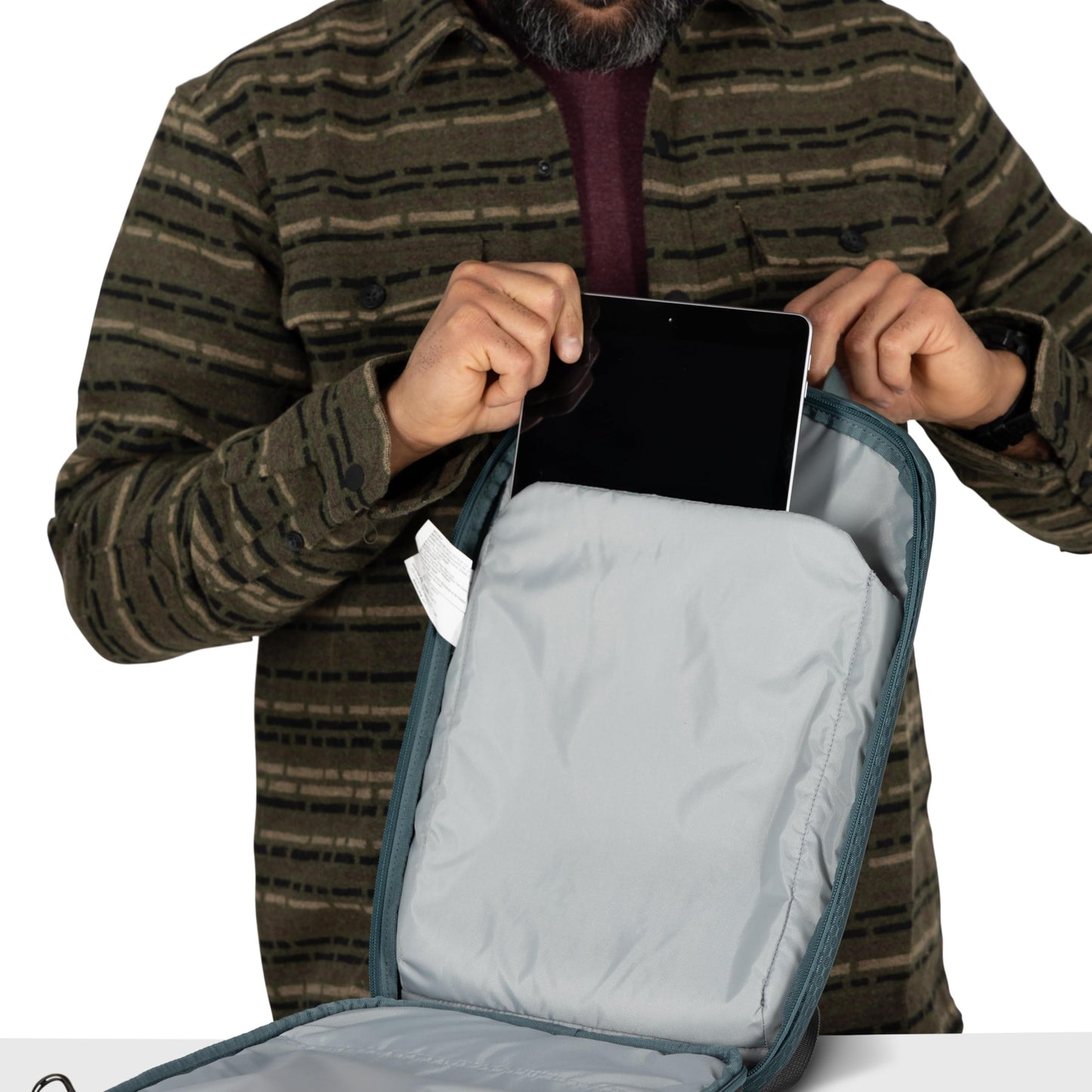 Osprey Nebula Shoulder Sling Bag, Cascade Blue/Coal Grey Heather