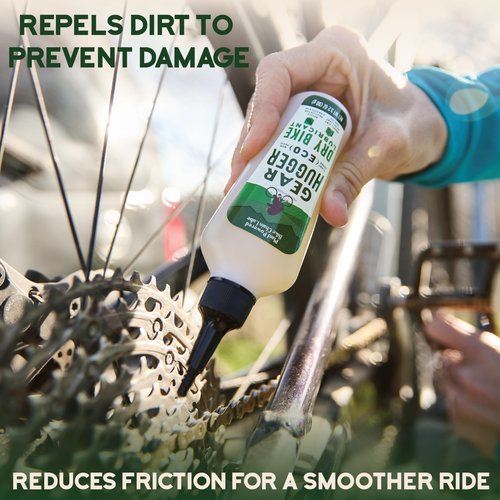 Dry Bike Chain Lube (3.2 oz, Pack of 1) ??Eco-Friendly Plant-Based Bike Lubricant ??Bike Chain Cleaner, Dry Conditions ??No Teflon, No Petroleum, No PTFE