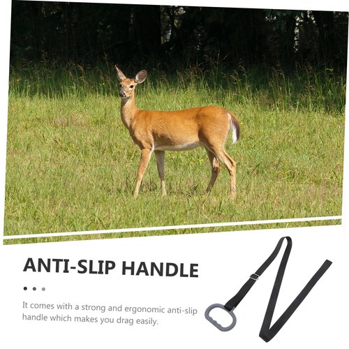 VICASKY Deer Drags Rope with Durable Nylon Strap for Outdoor Hunting Heavy Duty Pulling Belt for Game Hauling Versatile Accessory for Dragging Deer and Gear