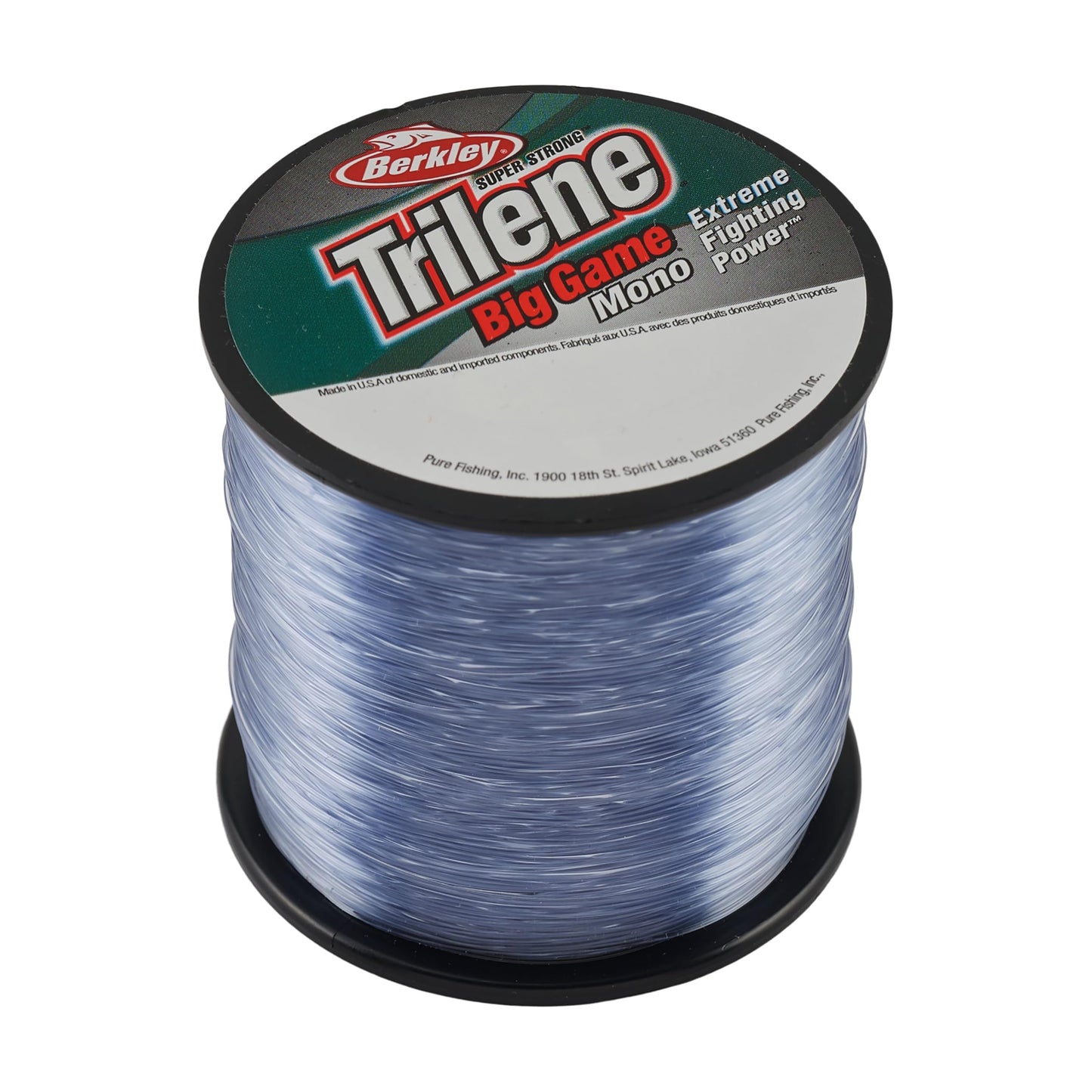 Berkley Trilene® Big Game™, Steel Blue, 20lb | 9kg, 650yd | 594m Monofilament Fishing Line, Suitable for Saltwater and Freshwater Environments