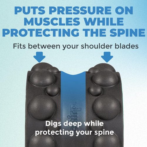 Chirp Wheel XR 3P Massage Roller Set - 10” Acupressure, 6” Knot-Kneading Thumb, 4” Neck & Headache Tension Relief, High Density Foam Massage Rollers for Back & Neck Pain, 500lbs Capacity, Mint