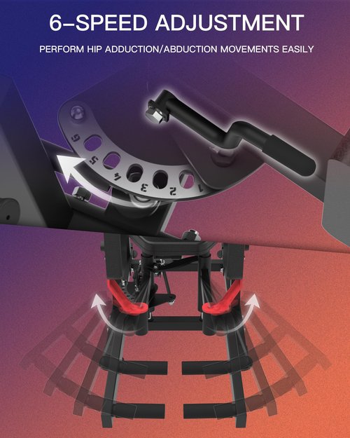 HVO Hip Abductor Machine: Abductor Adductor Machine-Inner and Outer Thigh Machine Hip Adduction Abduction Machine