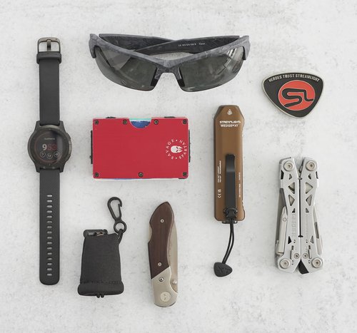 Streamlight 88813 Wedge XT 500-Lumen Slim Everyday Carry Flashlight, Includes USB-Cable and Pocket Lanyard, Coyote