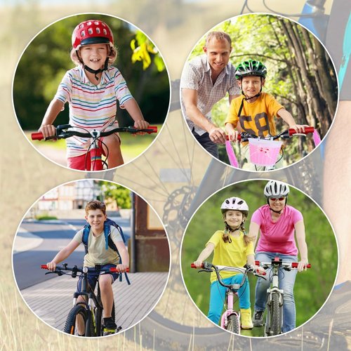 Handlebar Grips Compatible with Radio Flyer Tricycle, 3/4 Inch Bicycle Grip, Kids Non-Slip-Bicycle Handlebar Grips, 1 Pair Red Tricycle HandlebarGrips