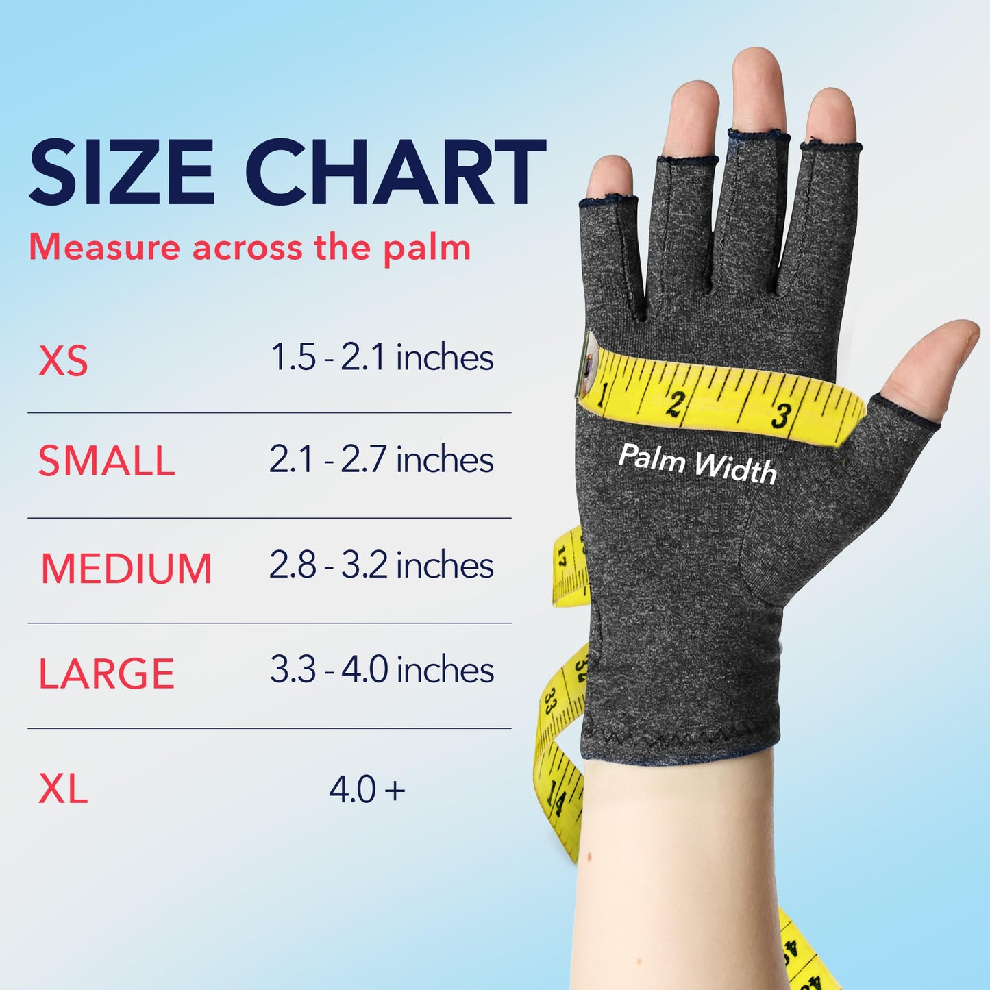 Doctor Developed Compression Gloves for Women and Men, Open-Finger Arthritis Gloves for Carpal Tunnel, Typing & Hand Pain Relief, With Doctor Handbook (Grey, M)