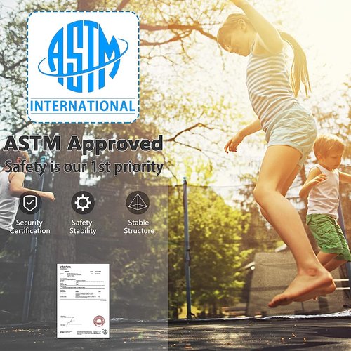 Upgraded 16FT 15FT 14FT 12FT 10FT 8FT Trampoline Outdoor with Basketball Hoop and Net, Capacity for 4-6 Kids and Adults
