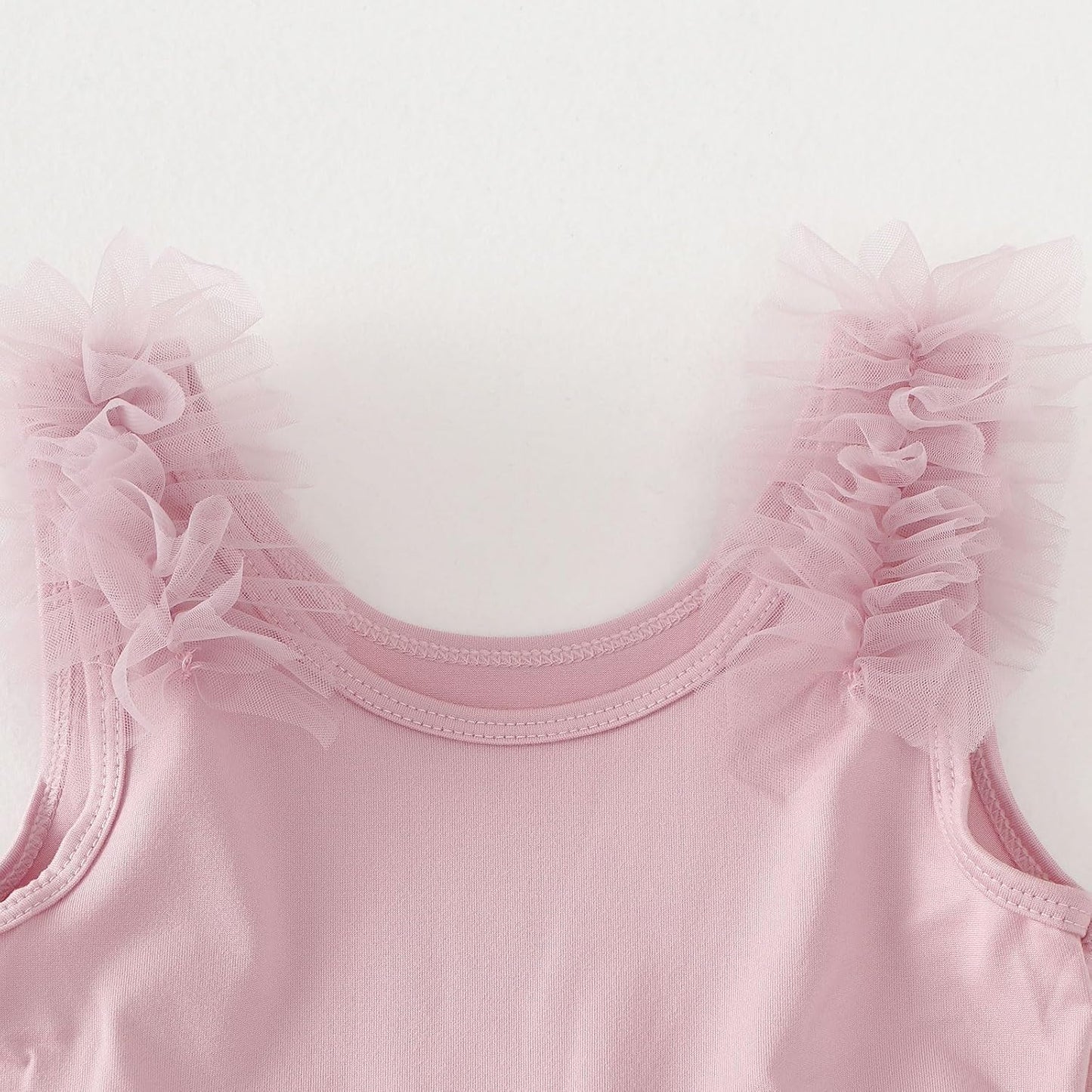 KARETT Toddler Ballet Outfit Sleeveless with Snap Gymnastics Leotards for Girls 1-7Y