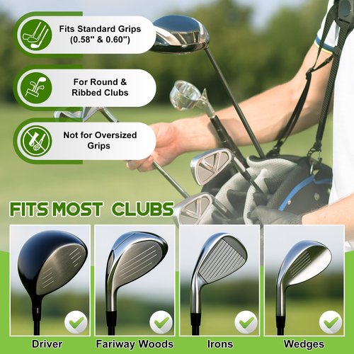 Golf Grip Trainer & Connection Band, Club Grip Trainer Aid Attachment and Swing Correcting Arm Band Kit for Right Handed Men Women Golfer Beginner Fix and Elbow Position(Yellow)