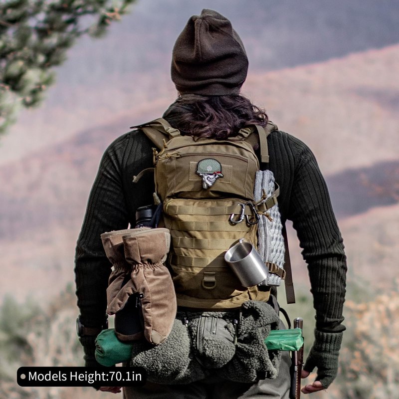 Mardingtop 25L Hiking Backpack,Lightweight Molle Tactical Backpack for Running,Hiking,Cycling,Motorcycle
