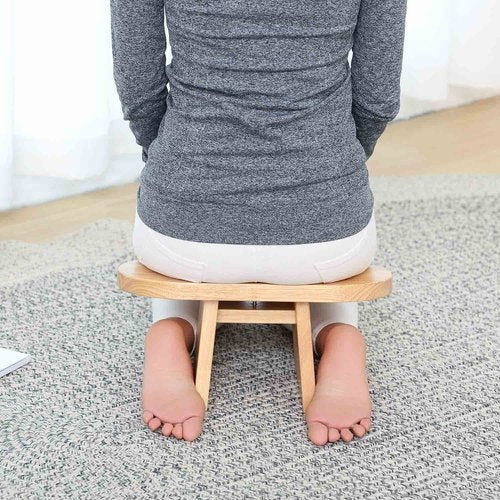 Halotribe Meditation Bench. Meditation Stool Stable Design. Seiza Prayer Bench. Wooden Handcrafted.