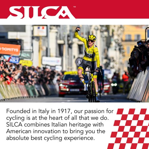 SILCA Mattone Under Seat Bag for Bicylces with Zipper and Waterproof Zipper and BOA mounting System (Small, Black)