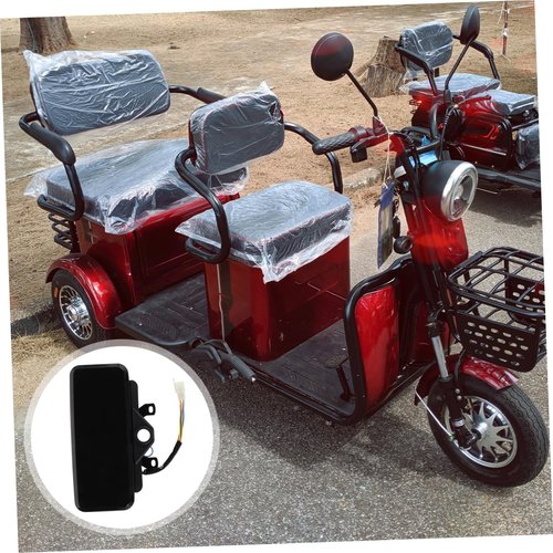 TOPPERFUN E-Bike LCD Display Screen Electric Tricycle Speedometer Display Meter for Electric Vehicles