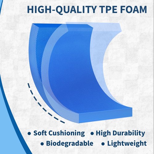 OiZenhio Professional Foam Balance Pad, Large Balance Pads for Physical Therapy, Foam Balance Board for Rehabilitation Stability Workout Knee and Ankle Exercise Strength Training