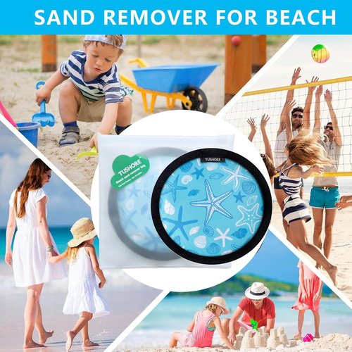 SulisVarkalente Sand Remover for Beach Family Kids Women 2025 Beach Vacation Essentials Trip Must Haves Hawaii Beach Accessories & Gifts Talc-Free & Reef Friendly Travel Gift