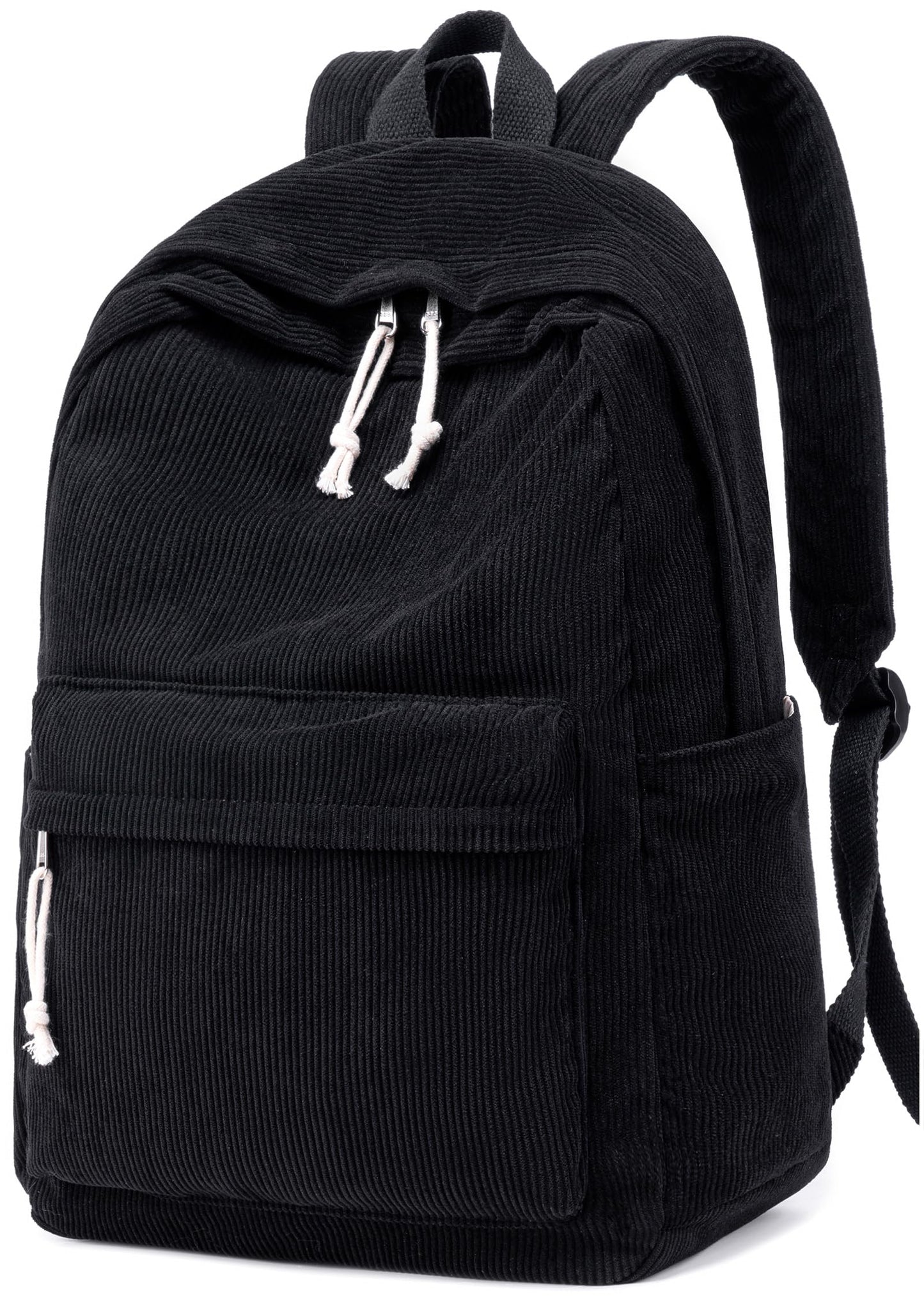 BTOOP School Backpack for Teens Large Corduroy Bookbag Lightweight 15.6 inch Laptop Bag for Girls Women Casual High School College