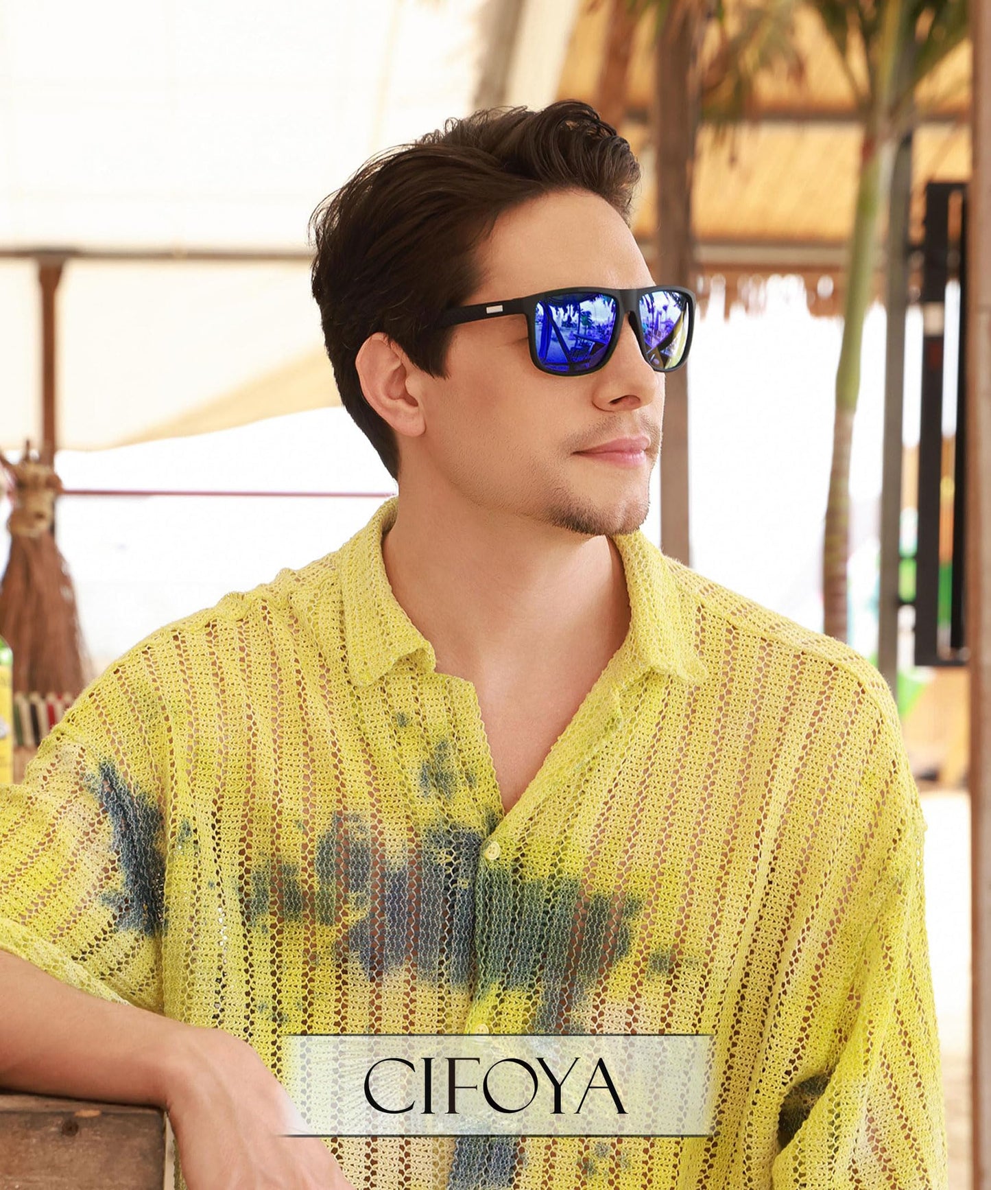 CIFOYA Sunglasses-Men Polarized Mens Sunglasses: Classic Women Sun Glasses UV Protection for Fishing Driving Golf
