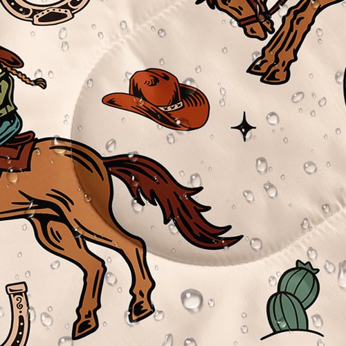 lneffble Cowboy Sleeping Bag for Kids Camping，Suitable for Children Boys and Girls Portable, Waterproof, Compact and Lightweight, Great for Outdoor Camping, Backpacking and Hiking