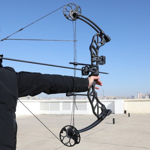 limaity Drop Away Arrow Rest for Compound Bow Right Hand No Spanner Required Four-Way Adjustable Quick-Adjustment Knob Full Containment Cable Activated (CAMO)
