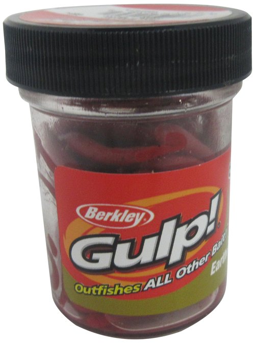 Berkley Gulp! Earthworm Red Wiggler, 1.1-Ounce, 4 inch