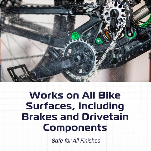 Formula 100 Clean Machine Bike Wash – For Cleaning Bicycles & Electric Bikes – No-Run Gel Formula Works on All Surfaces, Lifts Away Dirt & Grime