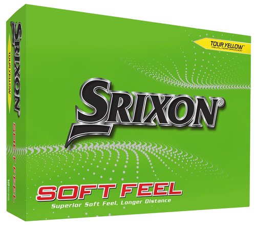 Srixon Softfeel Golf Balls, Softfeel 13, Yellow