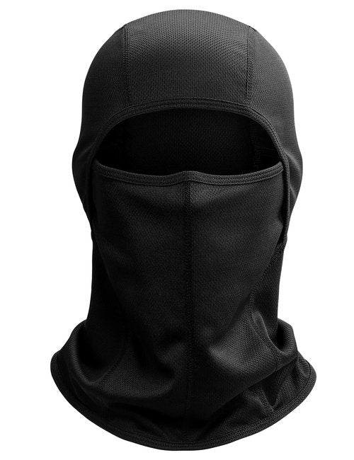 AstroAI Ski Mask Balaclava Face Mask-UV Protection Dustproof Windproof Face Cover for Men Women Skiing, Snowboarding, Cycling Hiking Black