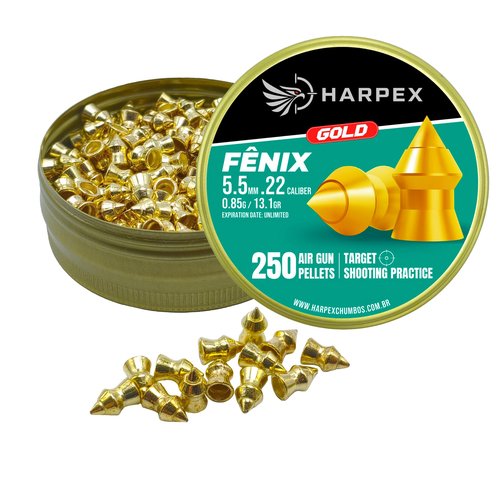 Fenix Gold Airgun Pellets .22 Caliber 13.1gr(0.85g) Pointed - 250ct