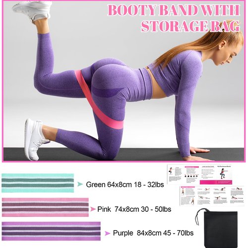 RoundFunny Pilates Ring Circle Set 15 Pcs Exercise Equipment Accessories for Women Workouts Pilates Ball Stretching Strap Gym Backpack Resistance Band Arm Stretcher for Training Body Shape
