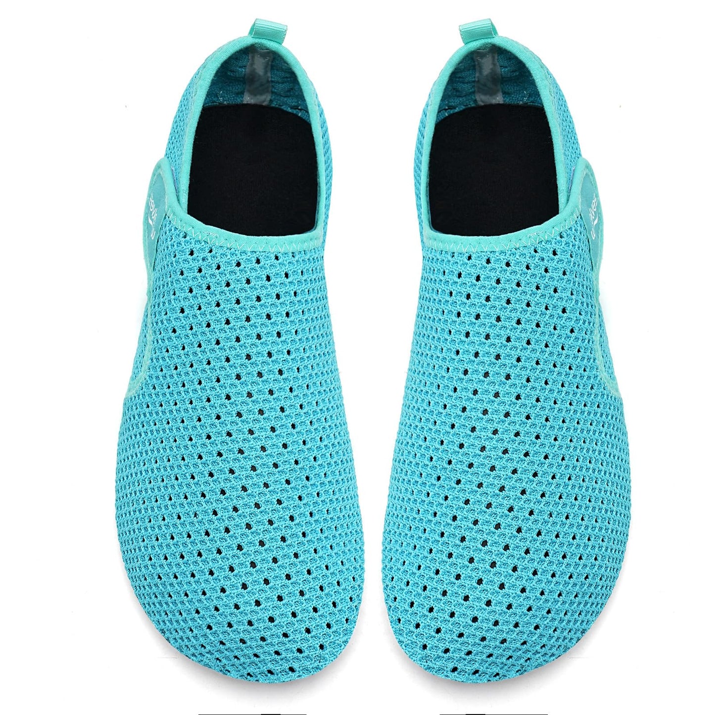 WateLves Water Shoes for Women Men Swim Beach Aqua Socks Quick Dry Barefoot House Slippers Travel Shoes with Adjustable Magic Tape for Pool Diving Boating Yoga Surf(Moon,40/41)