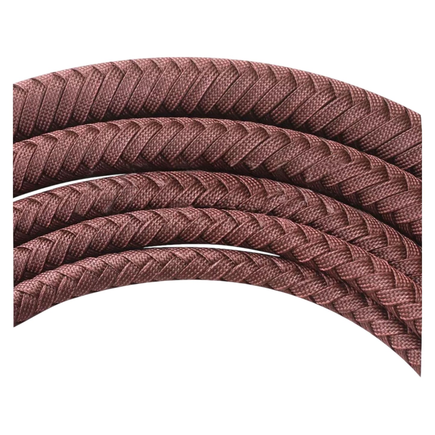 Indiana Jones Style Bull Whip for Equestrian Activities | 04 to 16 Feet Long Paracord Bullwhip | 12 Plaits Paracord Custom Whip with Leather Belly & Bolster Construction Brown (10 Feet)