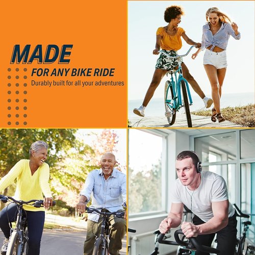 Bikeroo Oversized Bike Seat - Compatible with Peloton, Exercise or Road Bikes - Bicycle Saddle Replacement with Wide Cushion for Men & Womens Comfort