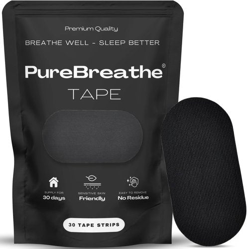 Premium Comfort Tape - 30 Count - Hypoallergenic, Skin-Friendly & Breathable Tape - Soft Adhesive, Strong Hold & Pain-Free Removal Tape for Men & Women - Latex-Free