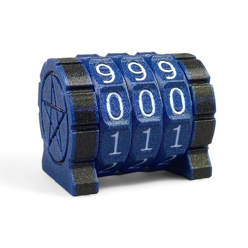 Lixusia Life Counter Health Tracker for Board Games, TTRPGs, and Card Games with Star Symbol, Compatible with MTG, Blue with White Numbers