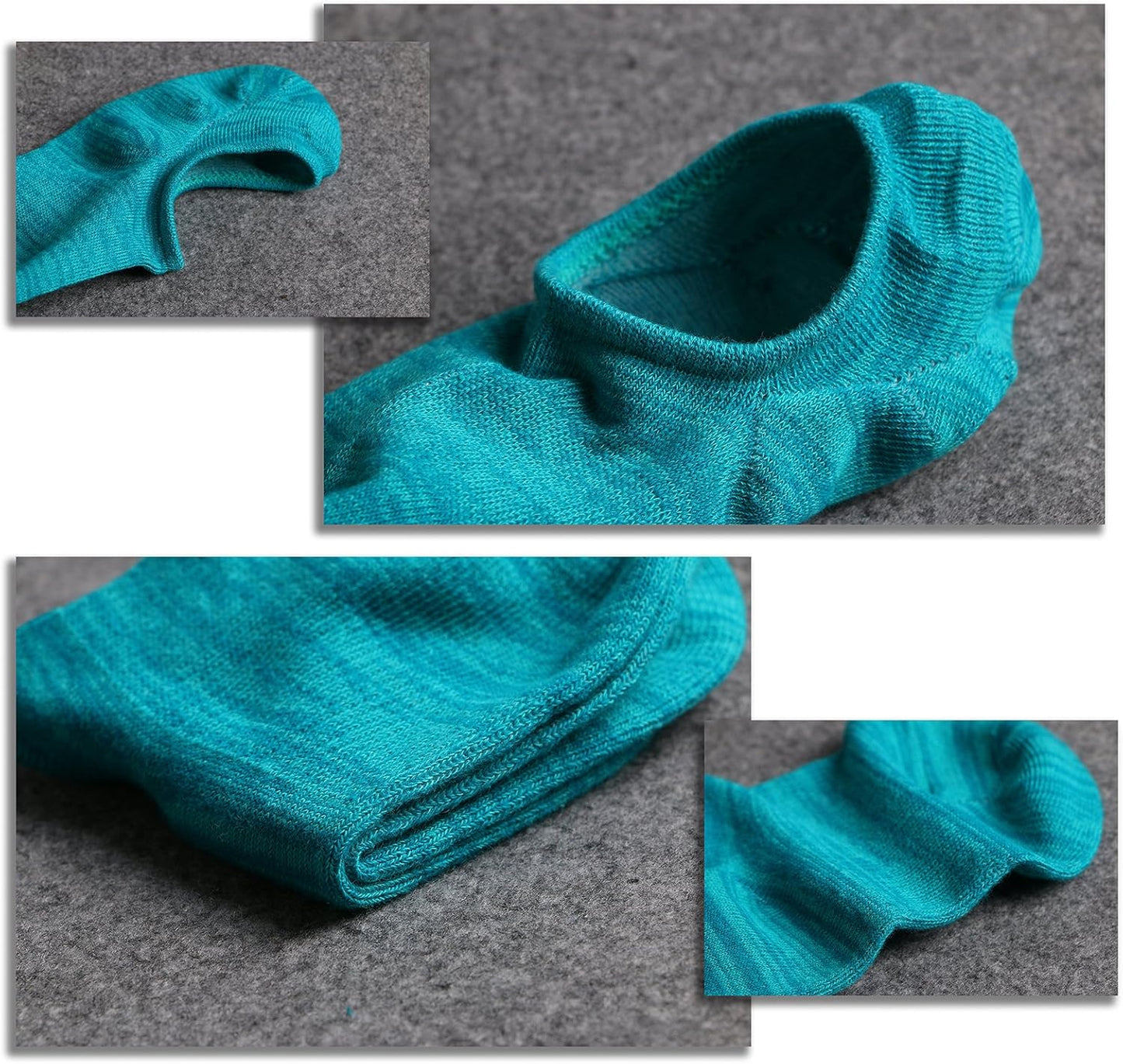 IDEGG No Show Socks Womens and Men Low Cut Ankle Short Anti-slid Athletic Running Novelty Casual Invisible Liner Socks