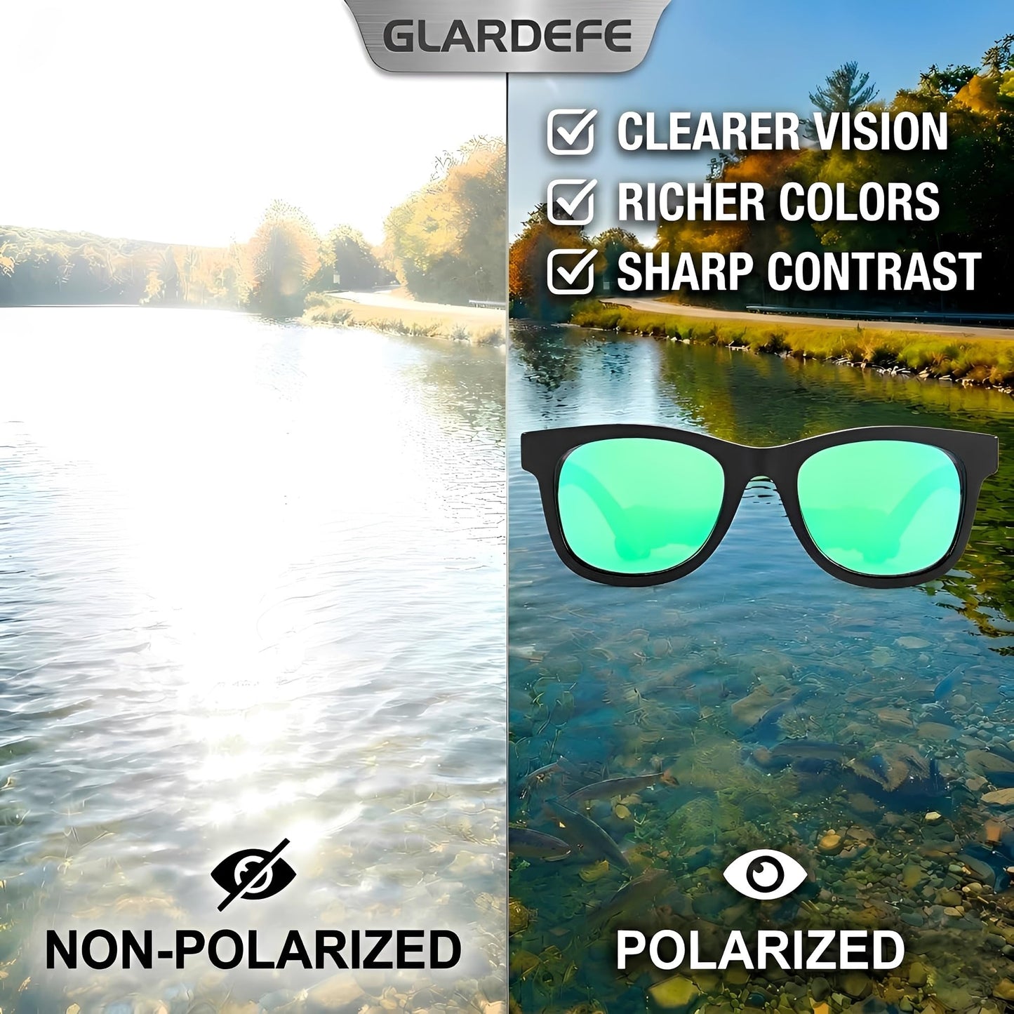 GLARDEFE Polarized Baby Sunglasses with Strap - Unbreakable Infant Sunglasses for Newborn Toddler Boys Girls Age 0-12 Months(Black/Green Mirror + Black/Grey + Black/Blue Mirror)
