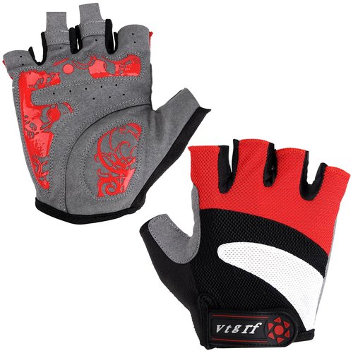 vtgrf Men’s Cycling and MTB Gloves, with Fingerless Style. Women’s Workout Gloves Too.