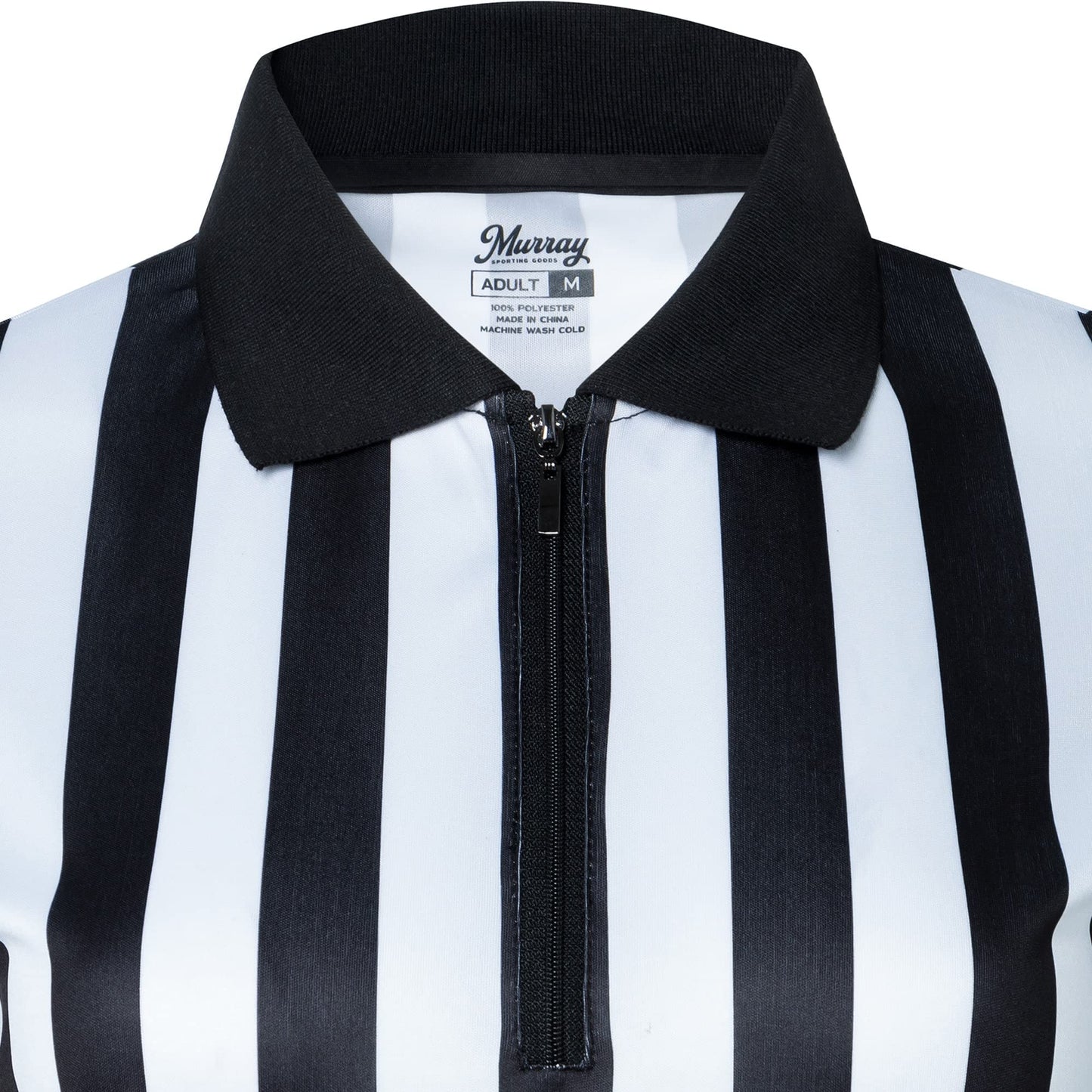 Murray Sporting Goods Women's Collared Referee Shirt | Women's Officials Jersey, Halloween Costume, or Waitress Uniform (Large)
