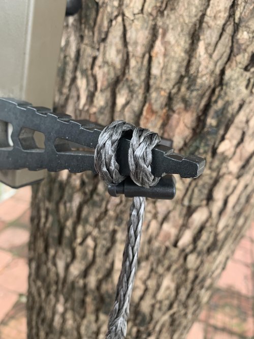 ZIVOXIA Climbing Stick Aider for Hunting, Daisy Chain Single Step Aider, Hand-Braided 1.5Ft Lightweight Rope Ladder Tree Stand Step - Weighs Only 1.6 Ounces