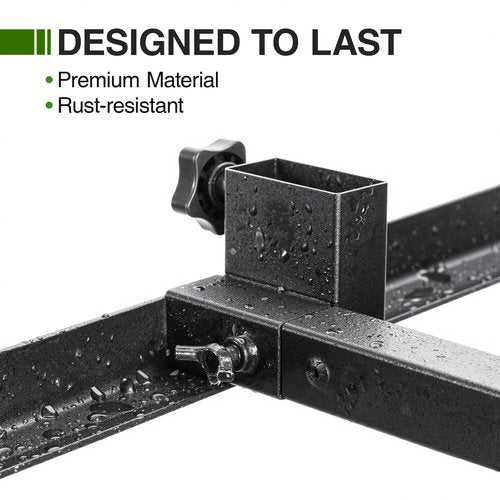 Niffgaff Adjustable Shooting Target Stand ??Heavy-Duty Metal Target Holder for Paper Targets, Adjustable from 10" to 24", Includes Ground Stakes & Clips (Planks Not Included, 2 Pack)
