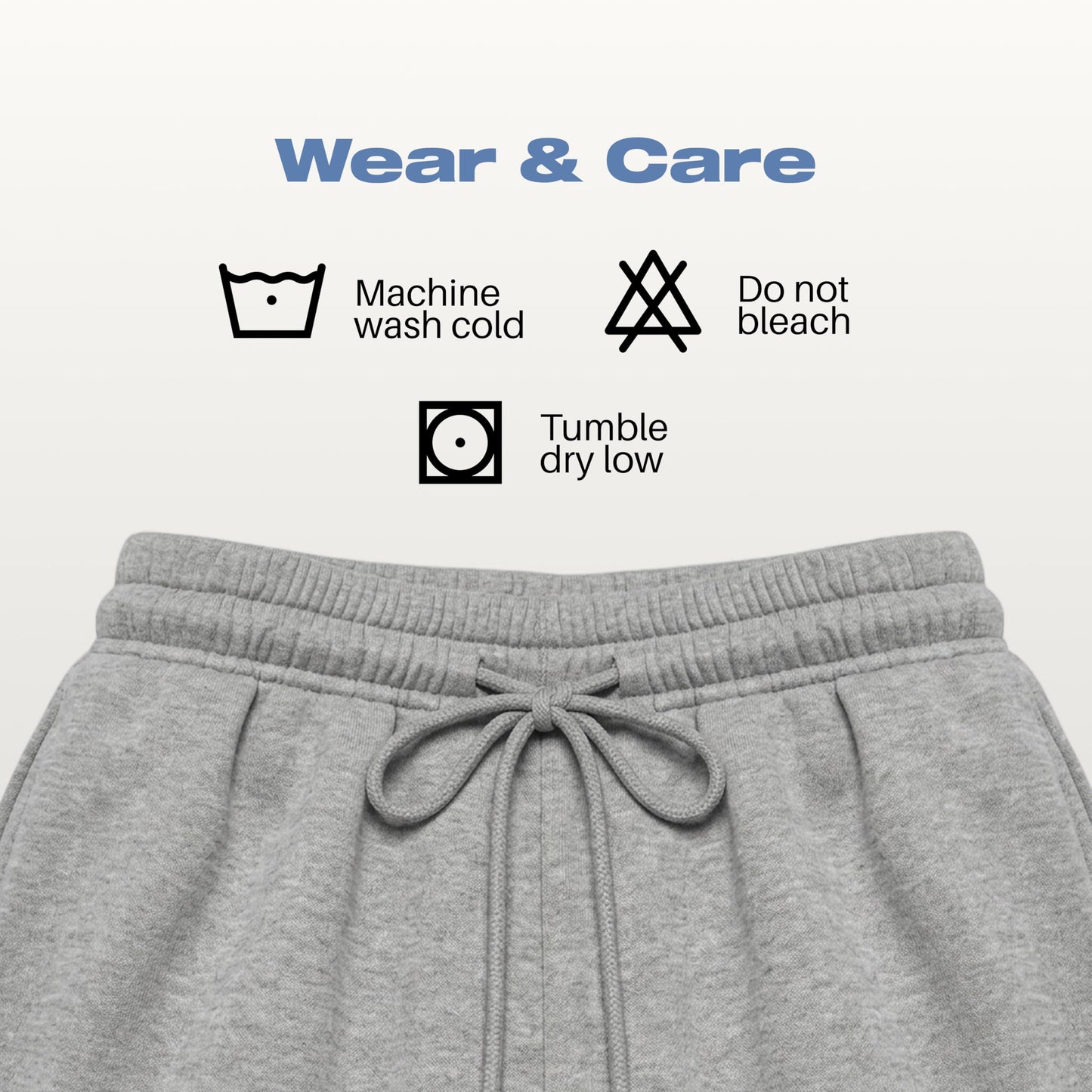 Common Stitch 3 Pack Fleece Elastic Cuff Joggers for Women — Deep Pockets, Tapered Fit, Elastic Drawstring Waist