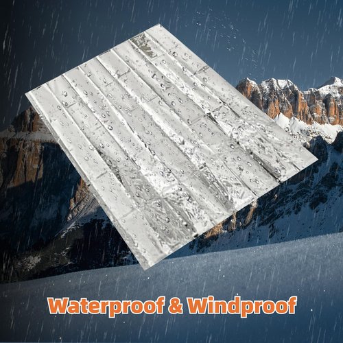 Phafaloop 6 Pack Emergency Thermal Blanket Survival, 84” x 64” Extra Large Mylar Blankets for Outdoor, Space Blanket, Silver Foil for Survival, Survival Kit Camping Blankets, Body Warmer, Hiking