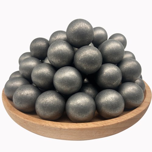 ALIEN PLAY 50 X 68 Cal Aluminum Balls, Reusable Solid 68 Caliber Self Defense Balls Fit for Byrna SD/Salt Supply S2/ HDS/HDR 68, 7.3 Grams Kinetic Projectile Paintballs for Target Practice (BLK)