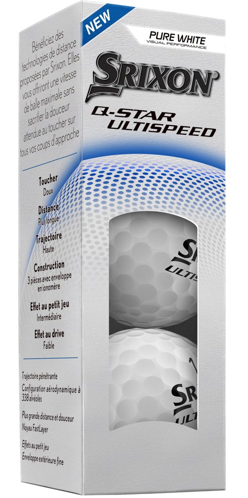 Srixon Q-Star Ultispeed Golf Balls, White