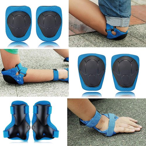 Knee Pads for Kids Knee Pads and Elbow Pads Toddler Protective Gear Set Kids Elbow Pads and Knee Pads for Girls Boys with Wrist Guards 3 in 1 for Skating Cycling Bike Rollerblading Scooter