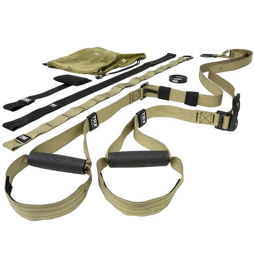 TRX Tactical Gym Suspension Trainer, Home Gym Kit, Fitness Training Designed for Military Veterans, Home Gym System with Exercise Straps