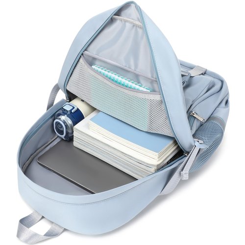 abshoo Big Student Laptop Backpack For College Women Middle High School Teen Girls Bookbag Travel Daypack (LightsteelBlue)
