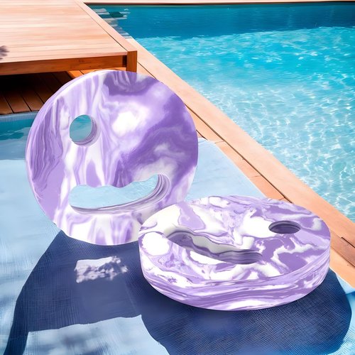 A - Water Aerobics Weights | Aquatic Fitness Discs | EVA Foam Aerobic Workout Discs | Pool Resistancee Aerobic Equipment for Adults & Swimming Beginner - 7.09 Inch in Diamete