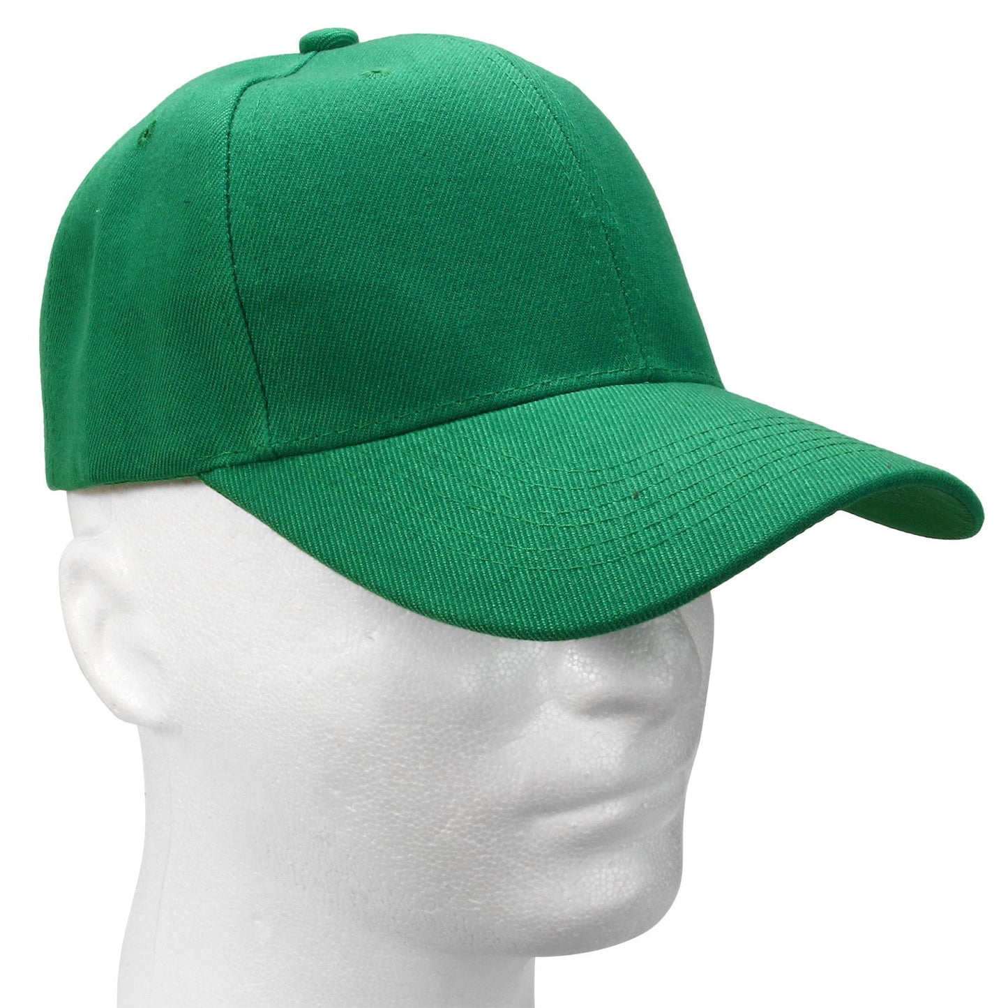 Falari Baseball Cap Adjustable Size for Running Workouts and Outdoor Activities All Seasons (2pk Kelly Green & Kelly Green)