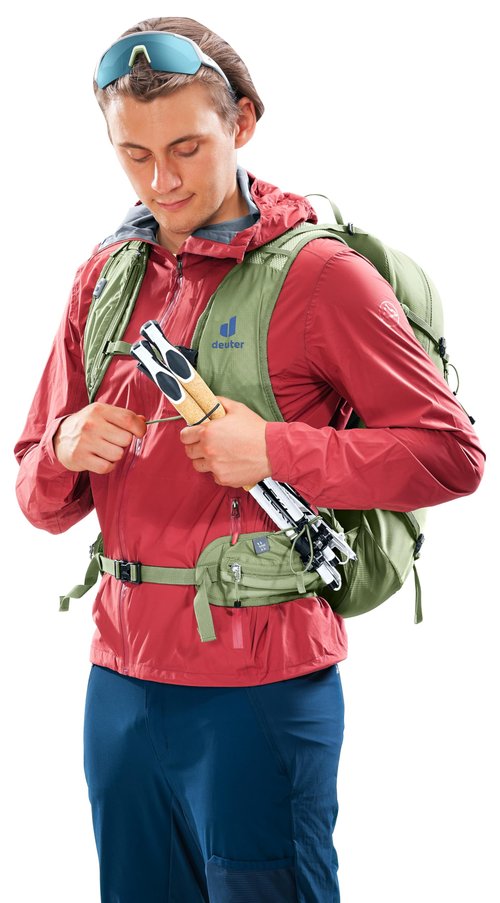 Deuter Unisex Speed Lite Pro 25L Hydro, Mountain Hiking Backpack with 2L Hydration Bladder, 25 Liters - Mineral-Grove
